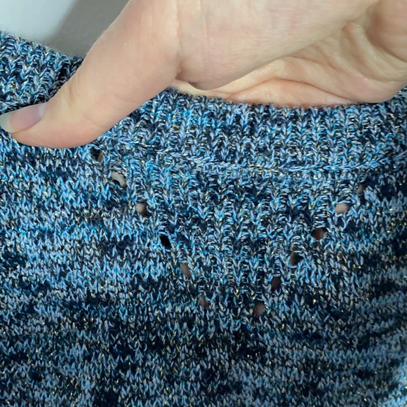 American Eagle Fireside marled speckled sweater with gold thread size XS - Picture 3 of 9